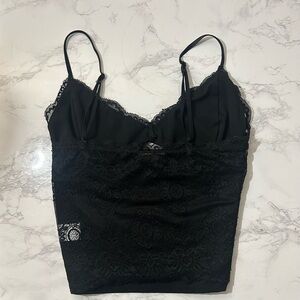 Garage back crop top